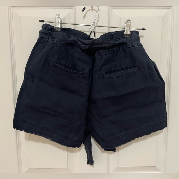 NWT Splendid Villa Easy Linen Shorts in Navy Blue, Size XS - Picture 6 of 8